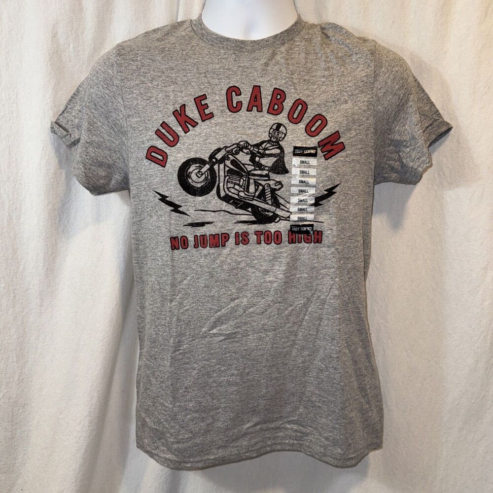 Brand New Disney Toy Story 4 Duke Caboom Unisex Gray T-shirt Size Small